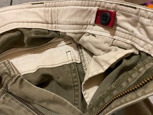 GAP kids BOYS cargo pants-100% Cotton- size 12 adjustable waist - Picture 7 of 9