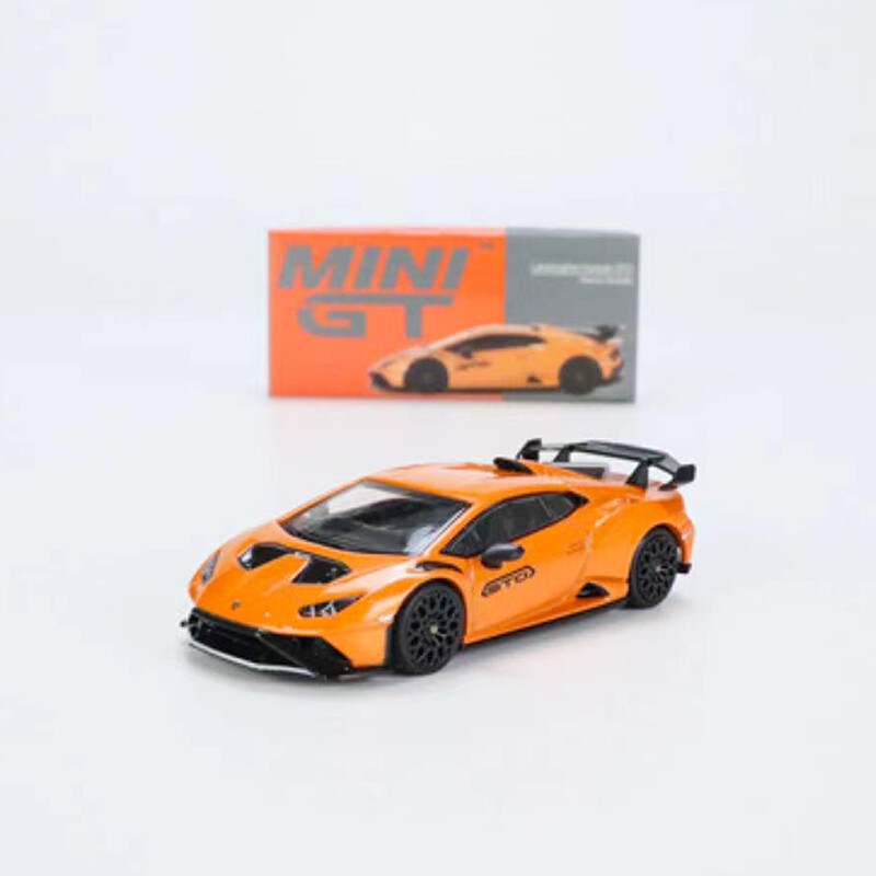 MINIGT 1:64 Model Car Lambor Huracán STO Metal Die-Cast Sport Vehicle #511 LHD