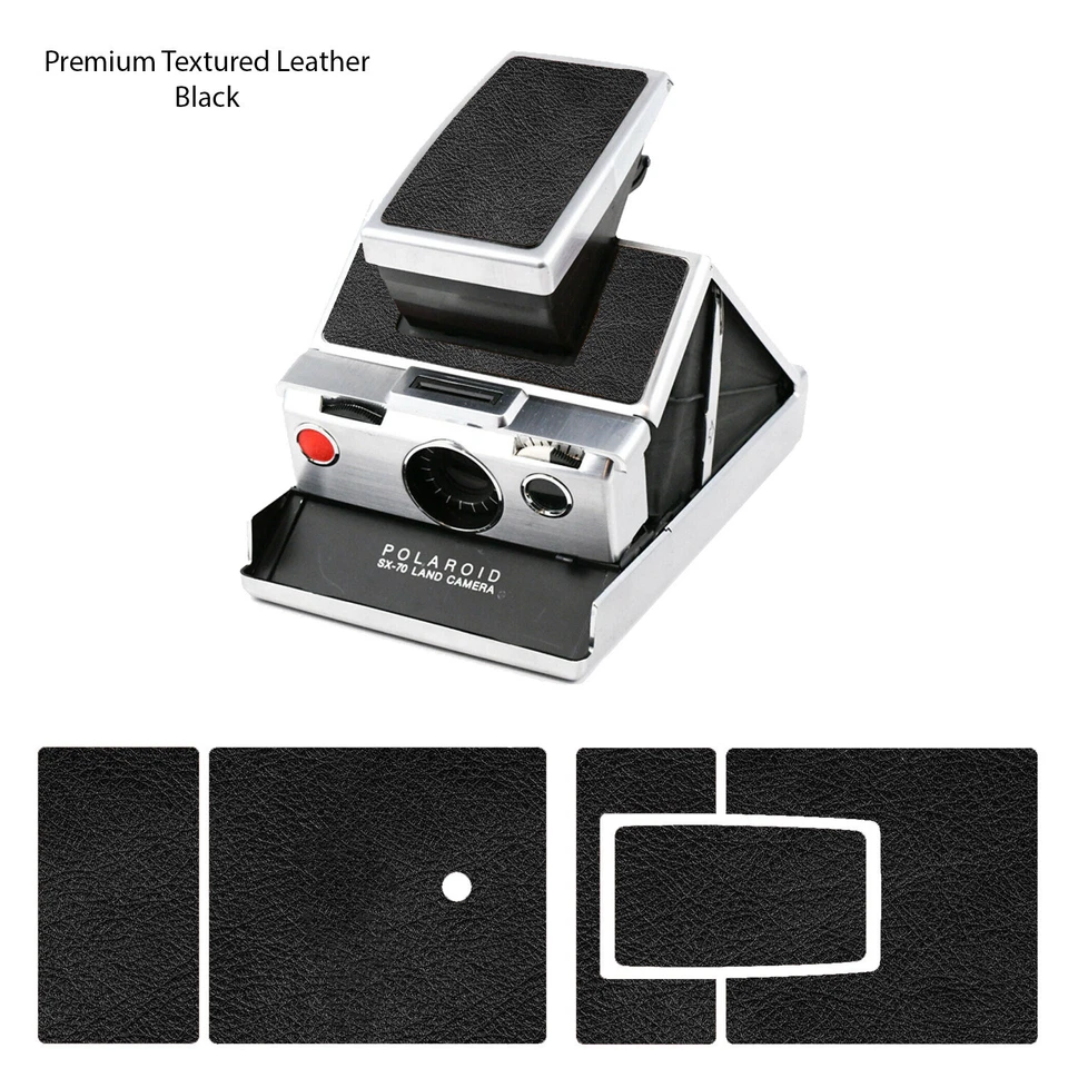 Premium Strukturierter Lederbezug für -- Polaroid SX-70 680/690SLR Stativ -