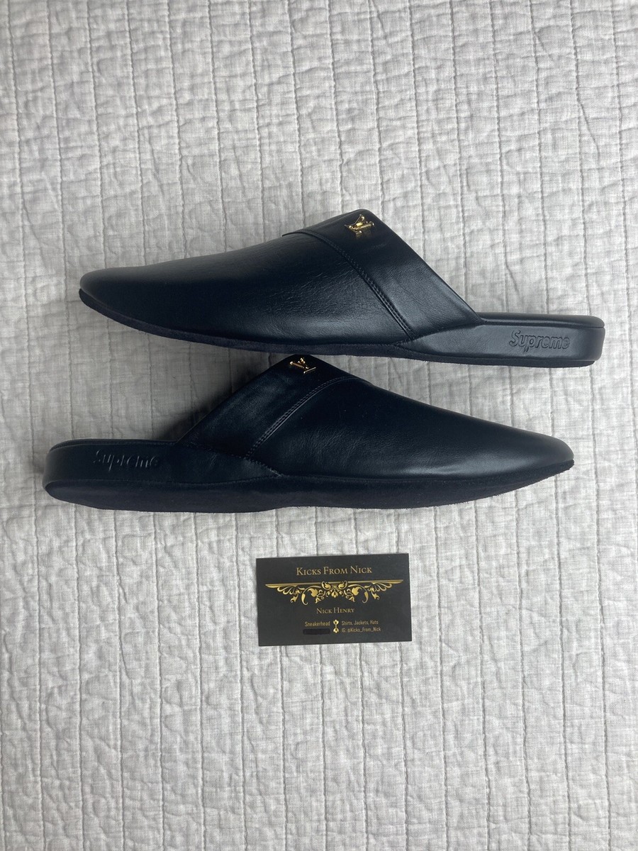 靴 Louis Vuitton Supreme leather slippers Louis Vuitton Supreme leather slippers
