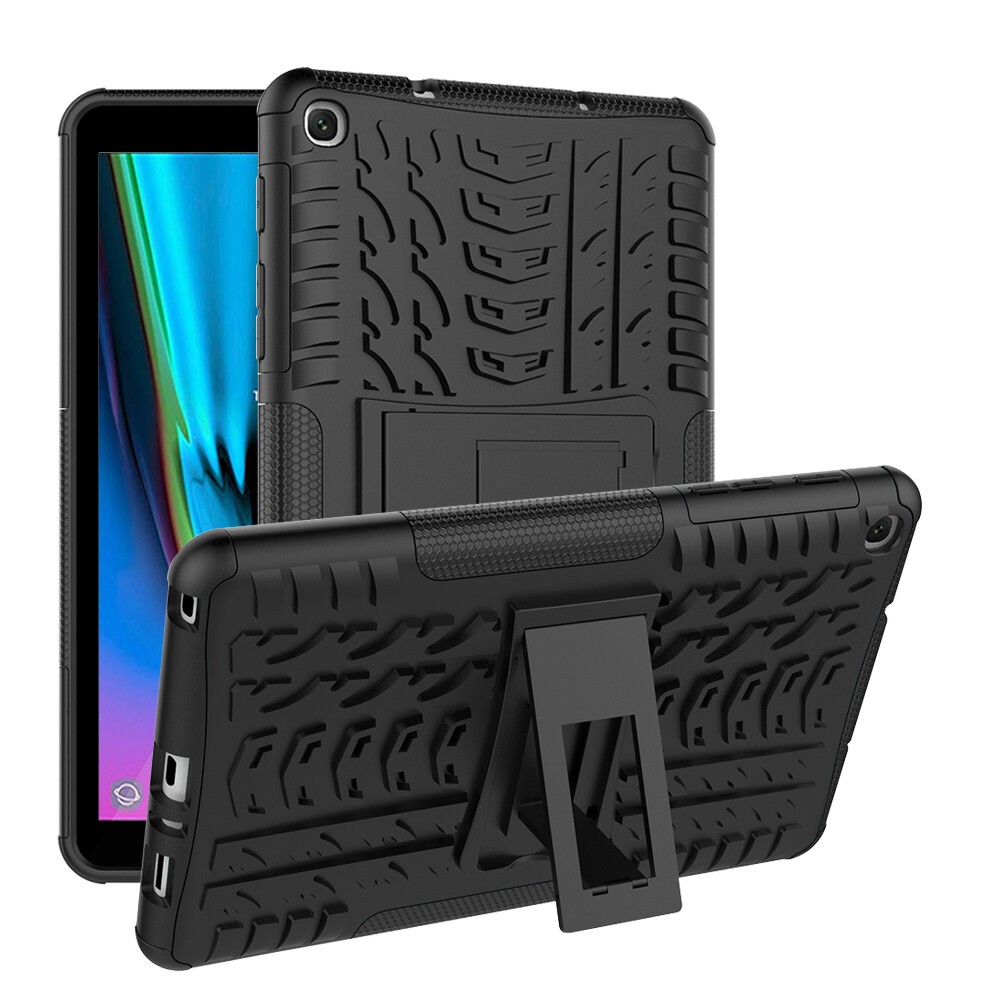 For Samsung Tab A 8.0" P200 P205 Case Hybrid Rugged Hard Back Cover Kickstand