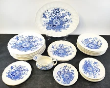 Vtge Royal Doulton The Kirkwood BLUE Dinnerware Plates Bowls+ SOLD BY THE PIECE