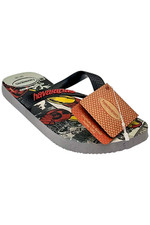 Havaianas Kid's Girl Top Marvel Classics Flip Flop Sandal Ice Gray