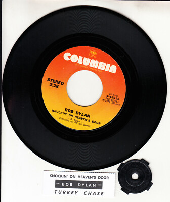 BOB DYLAN  Knockin' On Heaven's Door & Turkey Chase 7'' 45 rpm vinyl record NEW