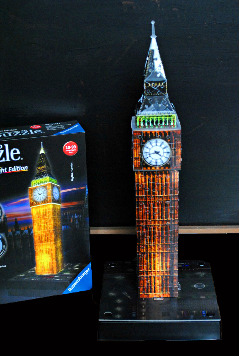big ben 3d puzzle night edition