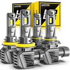 Auxito 9005+H11 Combo LED Headlight 120W 22000LM High/Low Beam 6500K Bulbs Kit