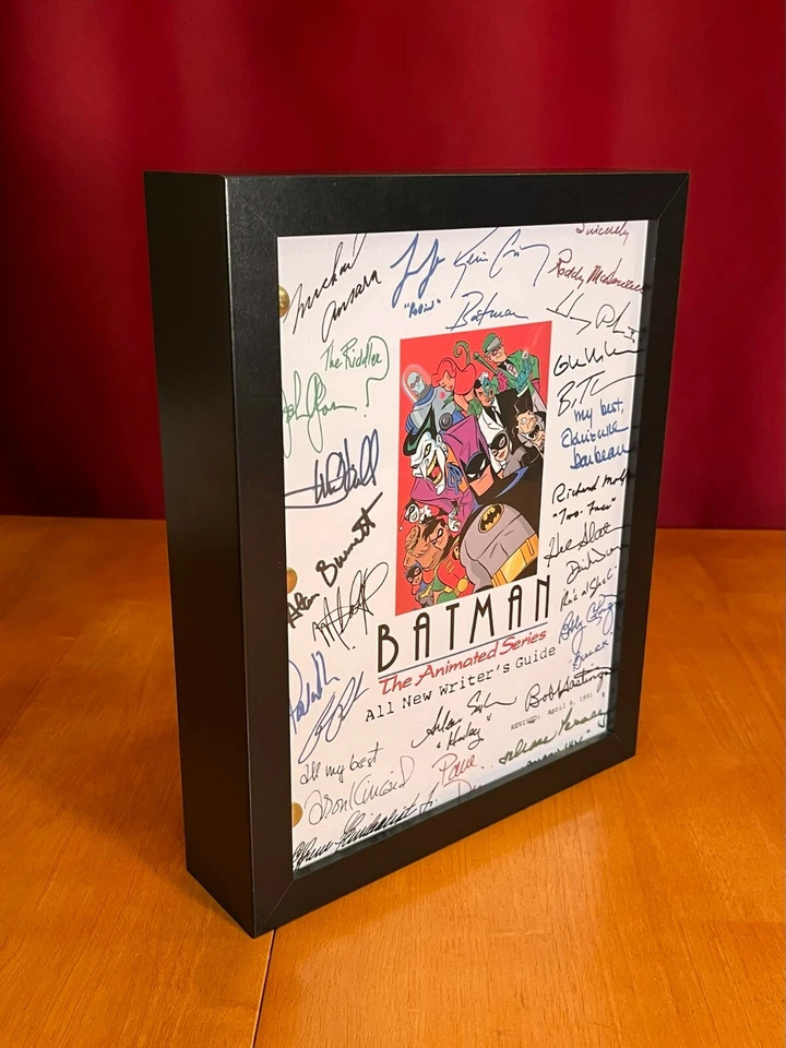 Batman: The Animated Series Writer's Guide- Cast-Signed- Autograph Reprints - Image 3 of 4