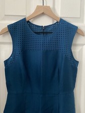 NWT J.Crew beautiful teal sleeveless A-line dress sz4