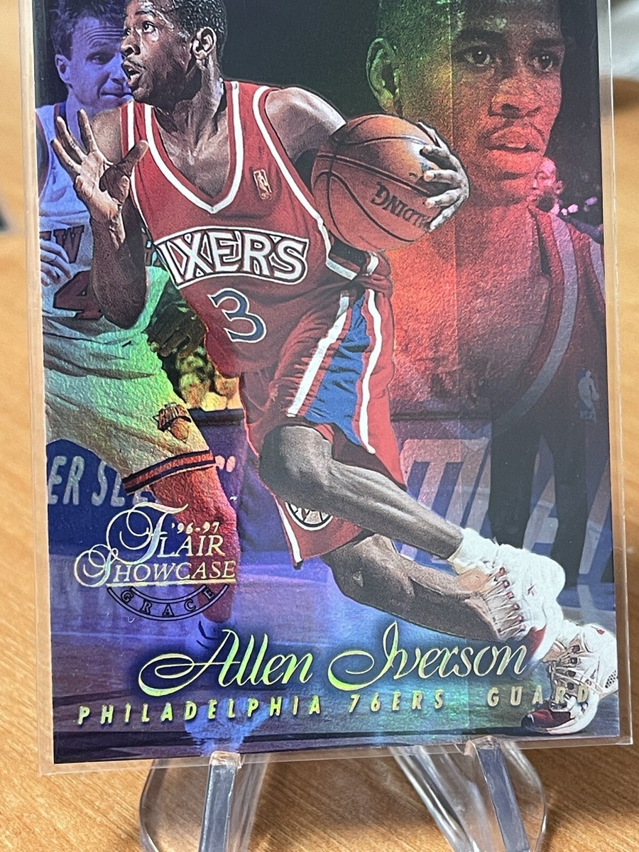 1996-97 Flair Showcase Legacy Row 1 Section 1 Seat 3 Allen Iverson
