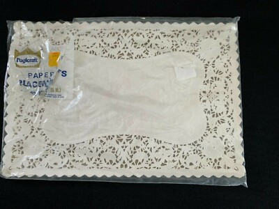 Vintage Roylcraft Paper Lace Placemats Doilies Crafts Decor  
