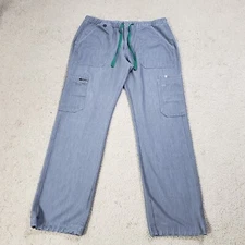 Figs Cairo Gray Cargo Scrub Bottoms Mens Medium Medical Nursing Healthcare Work