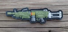 M249 PVC Rubber Morale Patch Hook and Loop Army Custom Rifle Gun 2A Gear #18