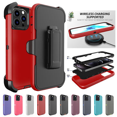 Lot of 10 Defender Case Cover for iPhone, Samsung, Moto Heavy Duty Shockproof