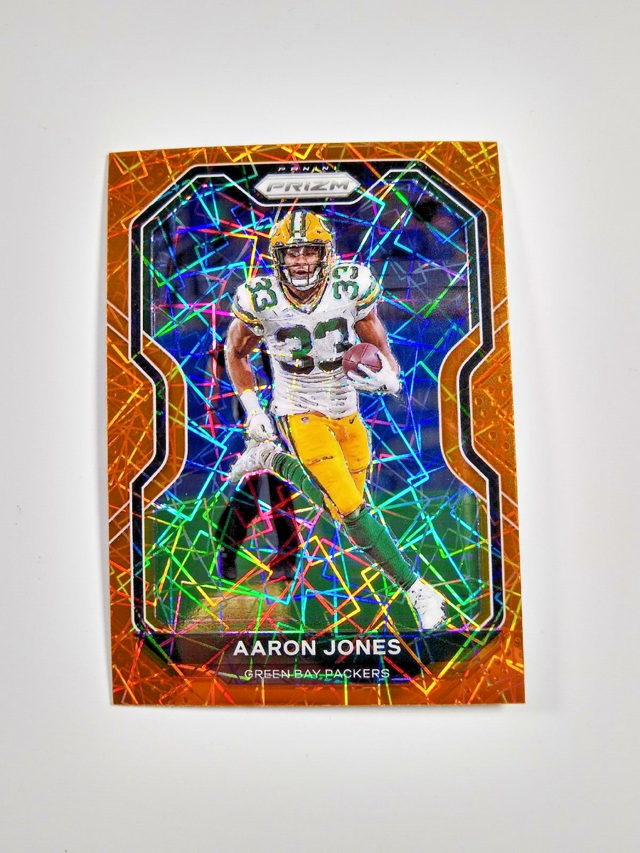 2020 Panini Prizm Orange Lazer Prizm Aaron Jones #207 | eBay