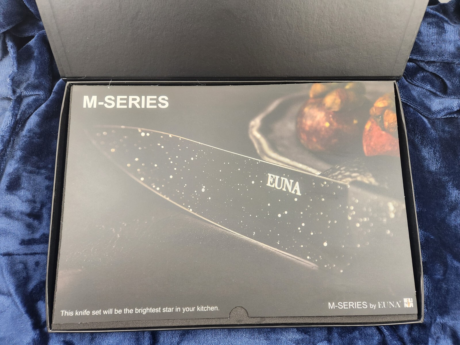 EUNA Knife Set, 5 Pcs Chef Knife Set Sharp Kitchen Knives Premium Stainless...