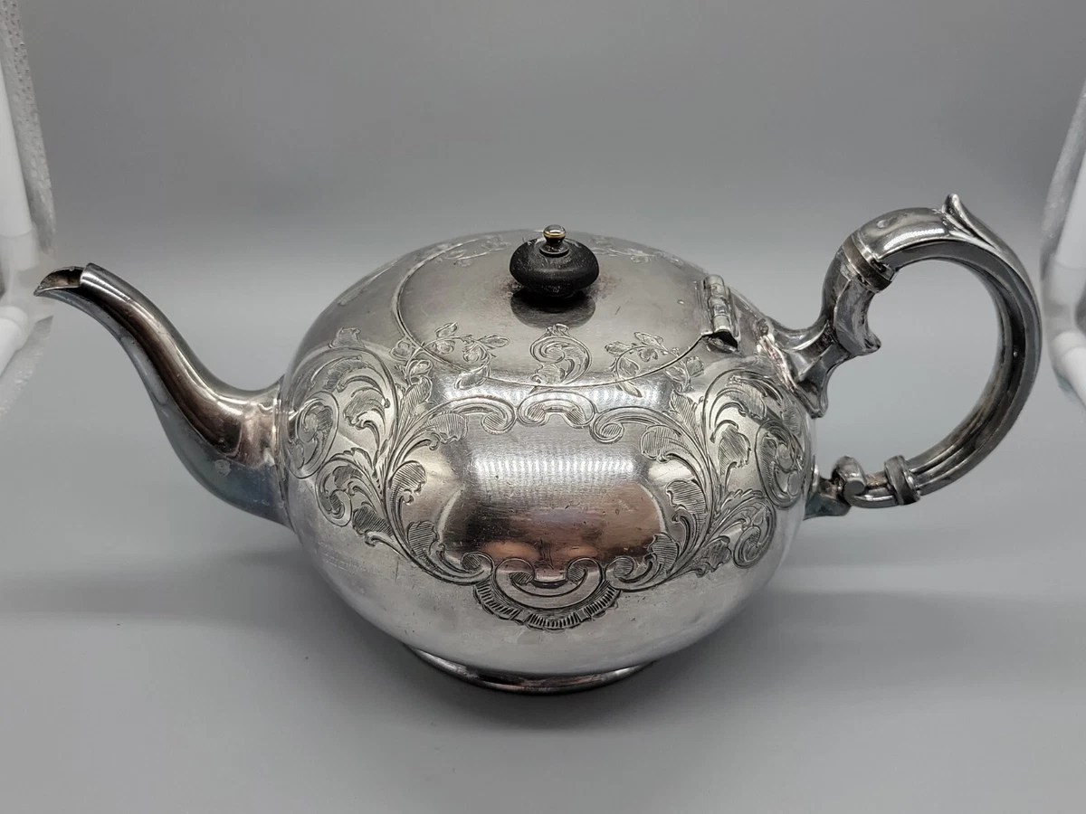 Silver plated shop teapot value