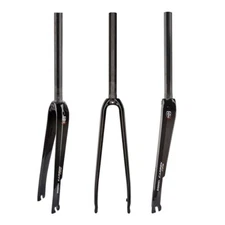 DODICI Road Fixed Gear Fork 700x32C 28.6MM Straight Tube Full Carbon Fiber Fork