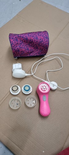 Clarisonic Mia 2 Facial Cleansing Handset Used Brush Heads Charger Bag - Picture 5 of 12