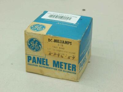 GE, General Electric, 50-192111FAFA1AAE, Panel Meter, 0-10 DC Milliamps