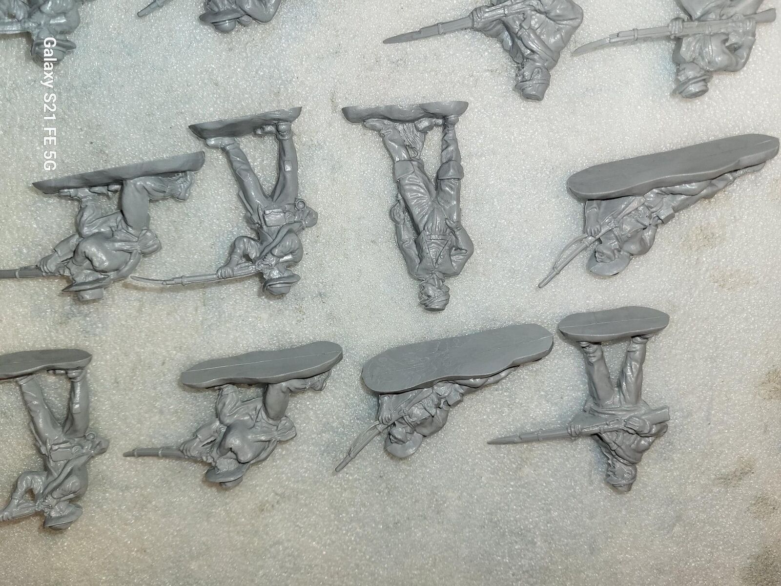 Marksmen Models Civil War Rebel Vets (18) Plastic Soldier Figures 54mm