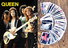 Playing Cards (Poker Deck 54 Cards) QUEEN Vintage Music Poster FlonzGift 005