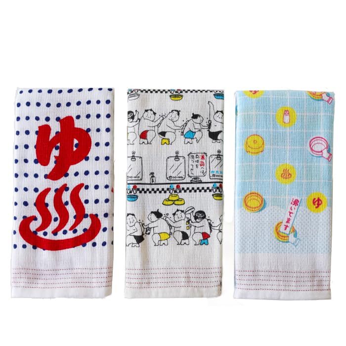 3Set Japanese Tenugui Towel Imabari Cotton Gauze Face Towels