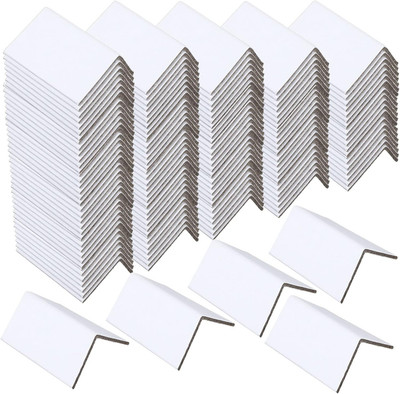 Packing Cardboard Edge Protectors 2 X 2 X 3 3 Mm Thickness White Edge Protectors