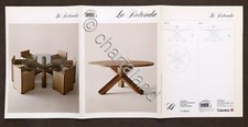 Design Arredamento - Brochure Cassina - Tavolo La Rotonda - anni '70