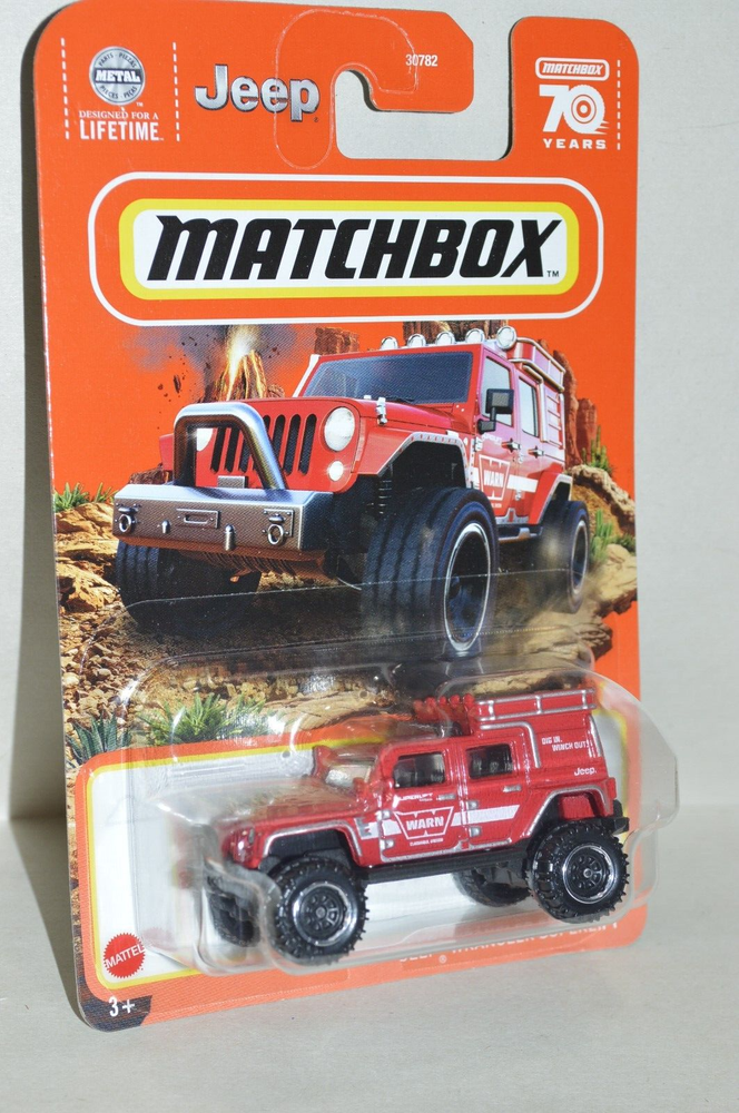 1:64 diecast Matchbox Jeep Wrangler Superlift 42/100