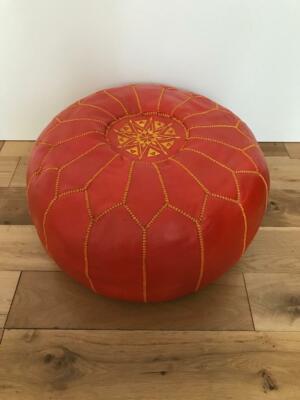 Echt Leder Marokkanische Pouf Bezüge Top Qualität - verschiedene Farben