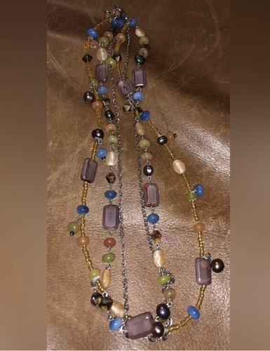 Beautiful Multi Layer Beaded Choker Necklace - Picture 4 of 4