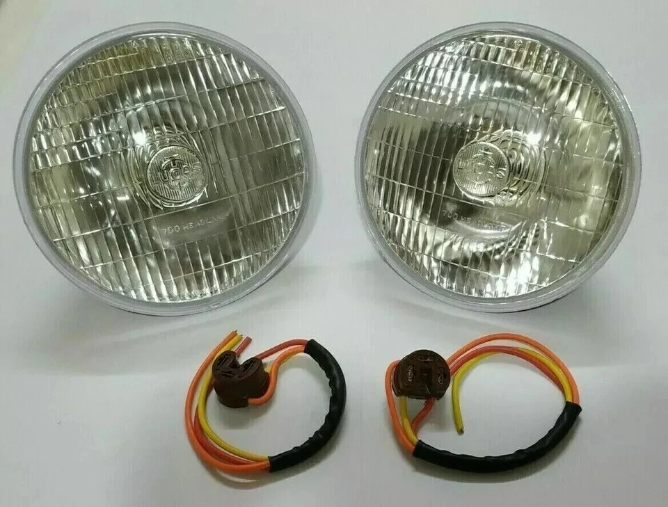 Faros de conversión halógenos de haz sellado Lucas Austin Morris Ford MG Foto 3 de 4