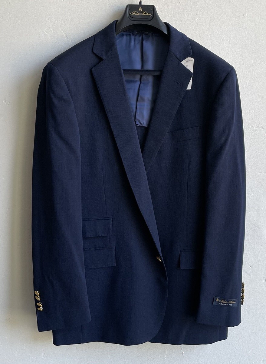 美品 ブルックスブラザーズ REGENT 紺ブレザー 銀ボタン XLサイズ Brooks Brothers ブレザー 紺ブレ 銀ボタン REGENT FIT