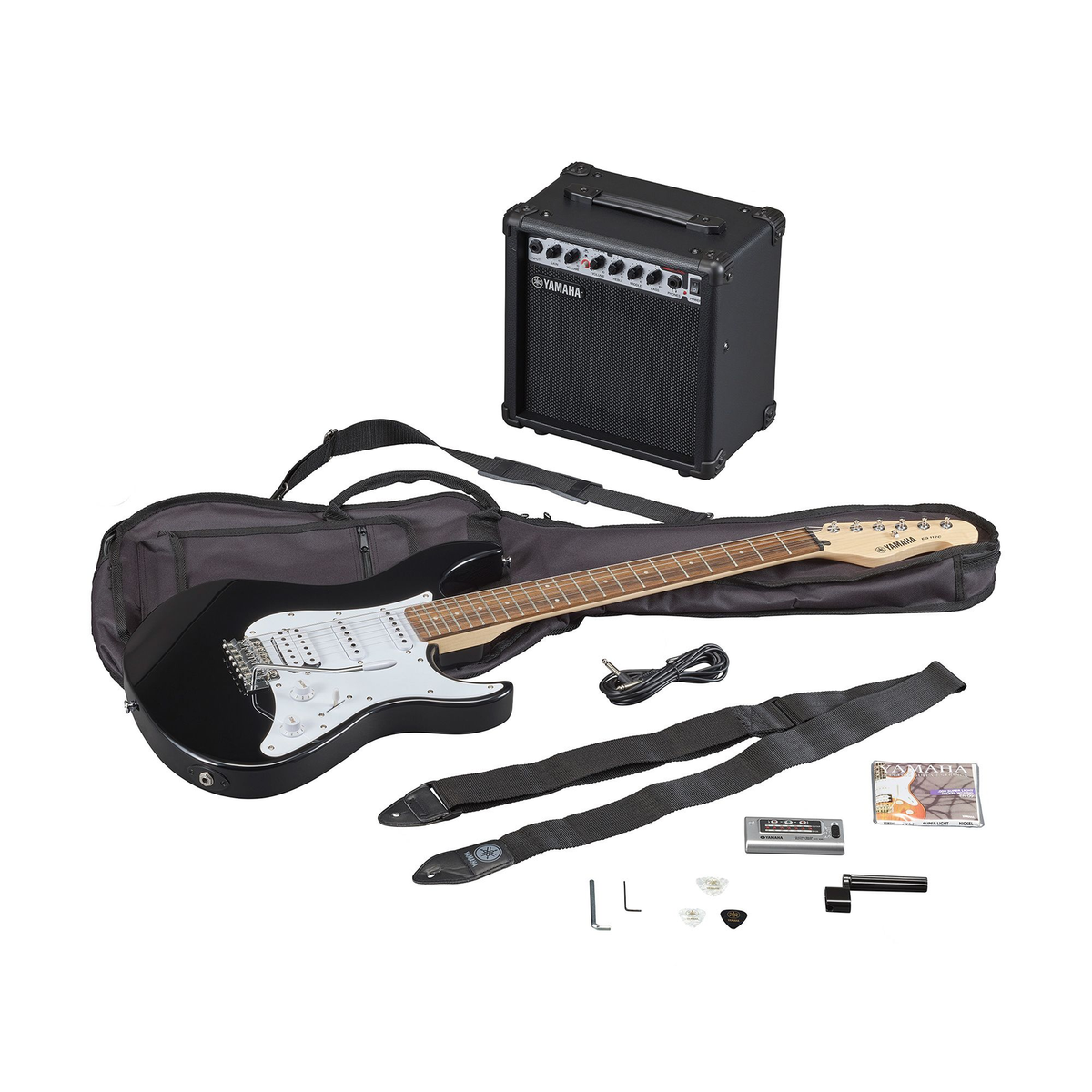 YAMAHA EG-112 GPII E-Guitar Set In Schwarz | eBay