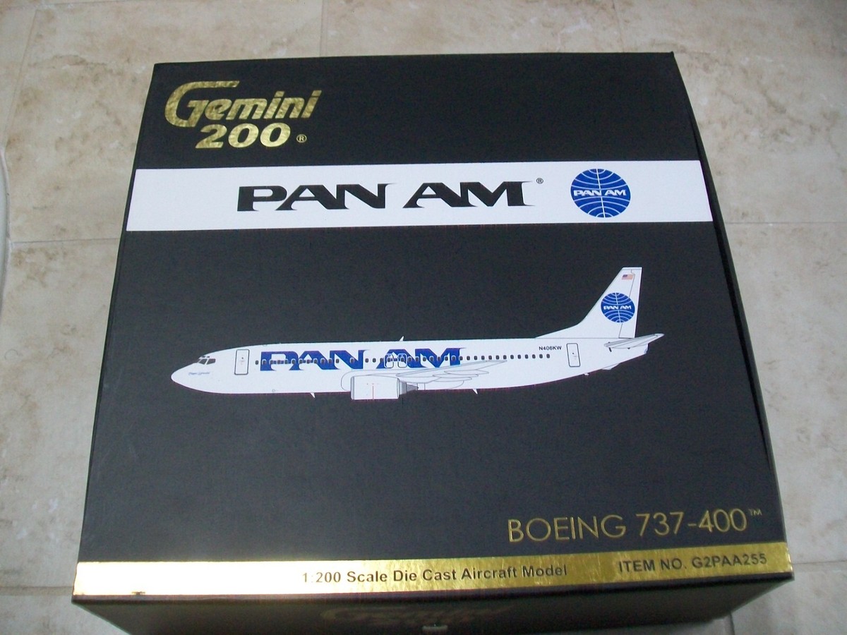 Gemini 200 Pan Am 737-400 1/200 N406KW | eBay