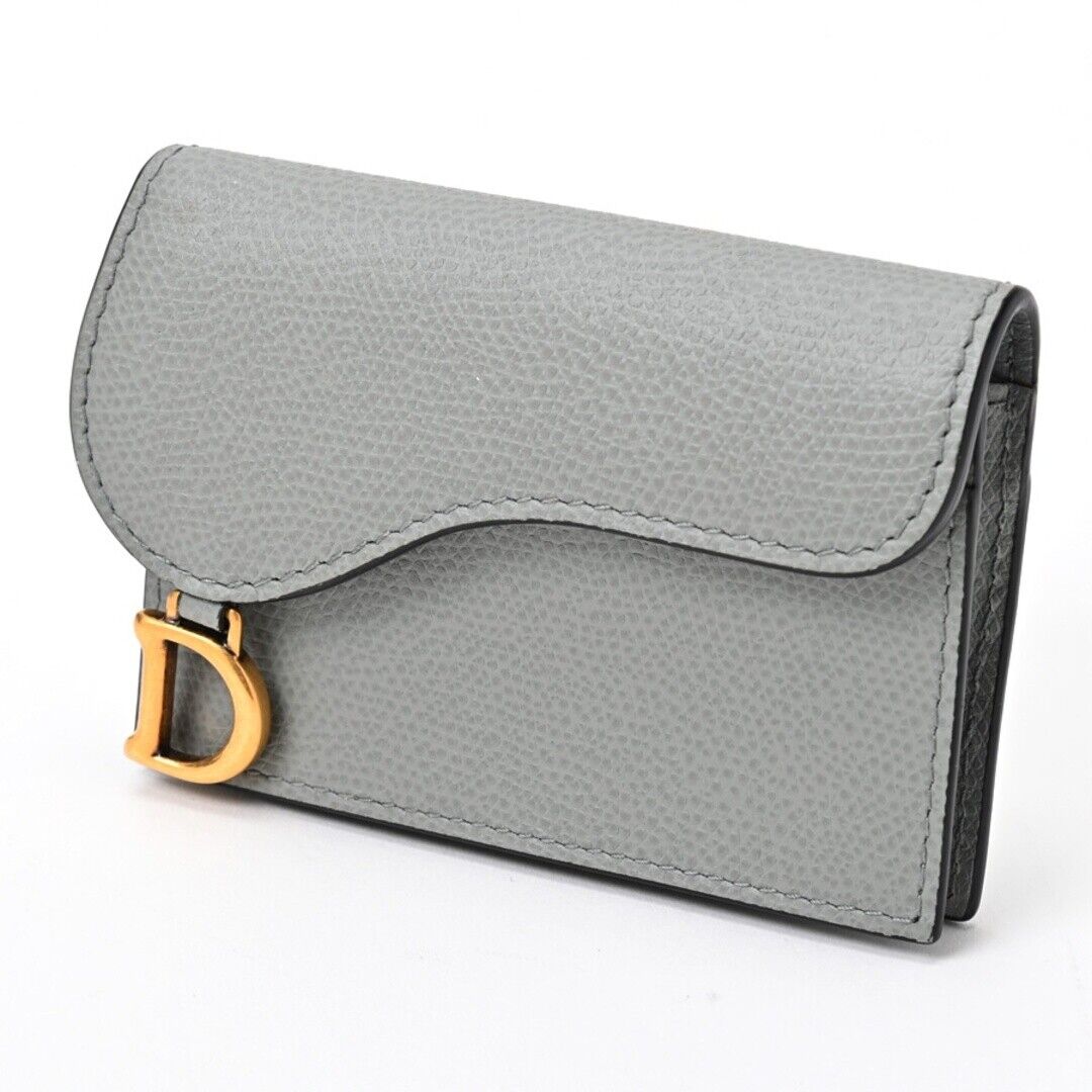 Dior / Saddle Bloom Card Holder Case S5611Cbaa Grained Dior / Saddle Bloom Card Holder Case S5611Cbaa Grained