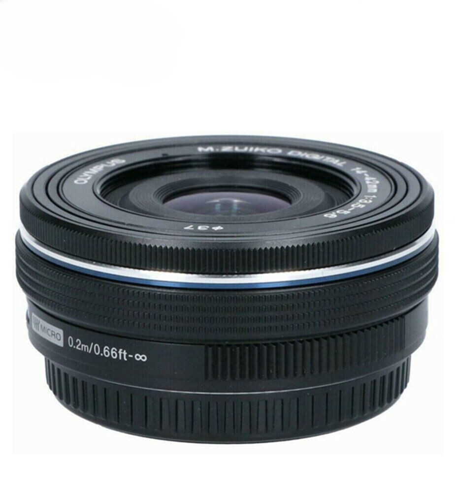 M.Zuiko 14-42mm f/3.5-5.6 EZ Black Lens for Panasonic Olympus