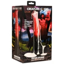 Creature Cocks: Centaur Explosion Squirting Silicone Dildo Adult Sex Toy