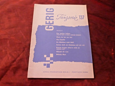 Dance Series 137 Sheet Music for Piano and Voice (see description for title) Gerig