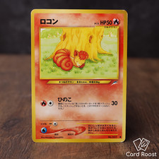 Vulpix No. 037 Neo Destiny 2001 Japanese Pokemon Card Heavy Play