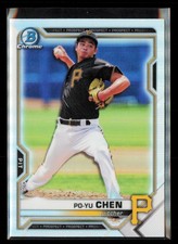 2021 Bowman Draft #BDC-151 Po-Yu Chen Chrome Refractor