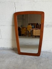 Mid-Century Modern Solid Wood Framed Wall Mirror — listing 4