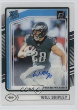 2024 Panini Clearly Donruss Rated Rookie Auto Will Shipley #87 Auto 8mm