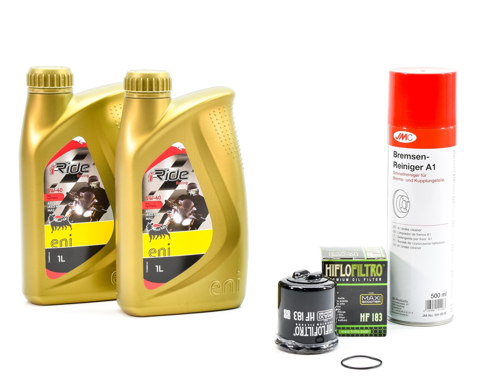 Kit vidange Vespa GTV 125 2007-2009 avec huile ENI I-Ride Racing