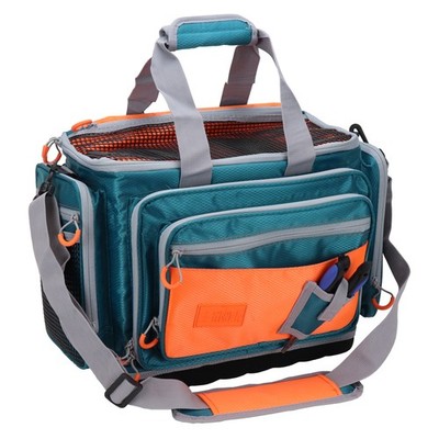 Osage River Medium Saltwater Resistant Fish Tackle Bag Waterproof Bottom Green