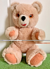 VTG Jointed 8" Teddy Bear Mohair Felt Nose  Tongue Plush Stuffed Animal