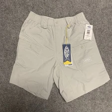 Aftco Original Fishing Shorts Mens 28 Lightweight 8” Inseam UPF 50 Nylon NWT