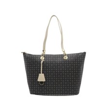 Pollini Borsa a Spalla Heritage Nero e Avorio