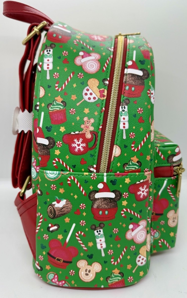 Loungefly Disney Mickey Mouse Holiday Treats Mini Backpack  display picture 2