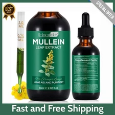 Mullein Leaf Extract for Lungs, Mullein Drops for Lungs, Support Lung (1 PC) !!!